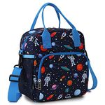 Lunch Bag for Kids,RAVUO Insulated Lunch Box Large Thermal School Lunch Cooler for Girls and Boys with Detachable Shoulder Strap