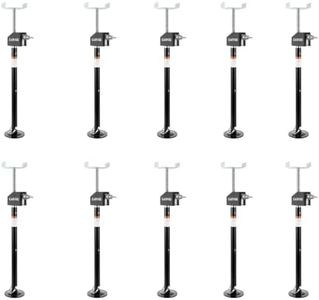 Garvee RV Slide Out Stabilizer Jacks (Set of 6) - 30,000lb Heavy Duty Support, 21"-34" Quick-Lift Adjustable - Power Drill & Hand Crank Compatible for Campers, Travel Trailers & RVs