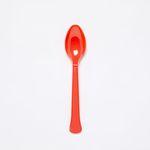 Amscan 9915409-203 - Fiesta Red Eco-Friendly Re-usable Dishwasher Safe Plastic Party Spoons - 24 Pack