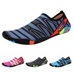 Padgene Barefoot Skin Water Shoes Socks, Men Women Quick Dry Water Sport Shoes, Unisex Aqua Shoes for Swim Yoga Beach Running Snorkeling Swimming Surf Scuba Diving Green Black