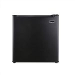 Magic Chef MCR170BE Compact Mini Refrigerator with Freezer Shelf, Reversible Door, Fresh Food Space, 1.7 Cubic Feet, Black