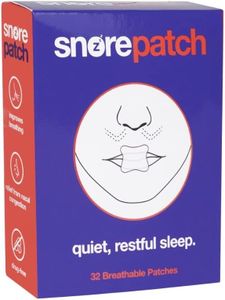 SnorePatch | Snore Patch | Reduce or Stop Snoring | Anti Snoring Sleep Patch | Advanced Gentle Mouth Tape to Mute Snoring for Better Nose-Breathing | Improved Night time Sleeping and Snoring Relief