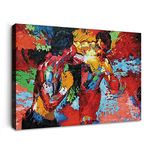 Fchen Art Boxing Poster Boxing Sports Colorful Canvas Wall Art Movie Decor for Kitchen Wall Decor Picture Drawing Painting Room Decor Artwork 70x100cm