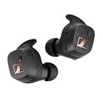 Sennheiser Sport True Wireless Earbuds - Bluetooth in-Ear Headphones for Active Lifestyles, Music and Calls with Adaptable Acoustics, Noise Cancellation, Touch Controls, IP54 and 27-Hour Battery Life