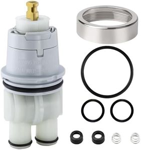 RP46074 Compatible with Delta 13/14 Series Tub Shower Faucet Valve Monitor Cartridge Repair Assembly Plumbing Parts of RP22734 Bonnet Nut, delta rp46074 shower handle Cartridge Repair kit.