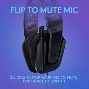 Logitech G335 Wired Gaming Headset – Black