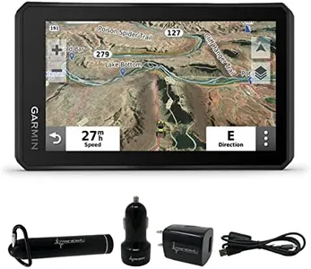 Wearable4U - Garmin Tread Base Edition 5.5in Rugged Powersport Off-Road GPS Navigator with PowerPack Bundle