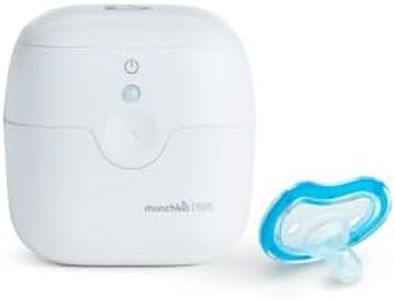 Munchkin Mini-Esterilizador Portátil de UV Desinfectante, mata más del 99% de bacterias y virus en 59 segundos