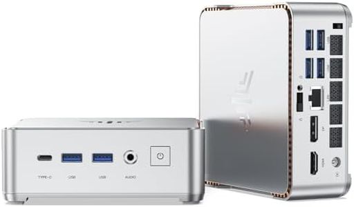 KAMRUI Essenx E2 N150 Mini Pc, Micro pc 16GB DDR4 512GB SSD Mini Computers, Twin Lake-N N150 (Βeat N100, up to 3.6GHz), HDMI+DP1.4 Dual 4K UHD,Gigabit Ethernet,WiFi,BT/Home/Office