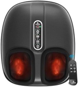 CuPiLo Foot Massager with Heat, FSA HSA Eligible Shiatsu Feet Massager with Remote Control, Multi-Level Compression Deep Knead Foot Massage for Neuropathy & Plantar Fasciitis, Fits Up to 13", Gifts