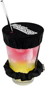 Nightcap The Original Drink Cover Scrunchie, 100 Pack – As Seen On Shark Tank And TikTok - Reusable - Wear On Wrist Or In Hair, Prevent Drink Spiking - Sanitary Pocket Keeps Cover Clean – Black