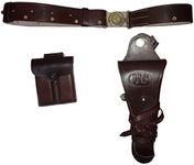 US1912 .45 1911 Pistol Holster with Belt & Double Mag. Pouch Set - Reproduction