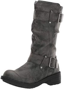 Rocket Dog Women's Trumble Mid Calf Boot, Black, 6 US