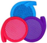 Makeup Remover Cloth Exfoliating Face Scrub - 3Pcs Microfiber Cloth Facial Blackhead Remover Reusable Eye Makeup Remover Pads Face Cleansing Wipes for Women, Men - Exfoliating Washcloth Acne Wipes