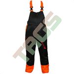 RocwooD Chainsaw Protection Safety Bib & Brace Trousers Foresty Safety Durable Chaps High- Visibility Protective Gear Heavy-Duty Forestry PPE Size XL Extra Large
