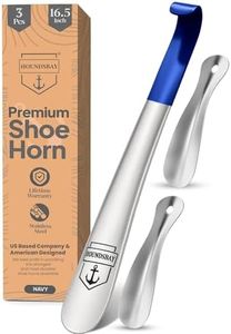 Metal Shoe Horn Long Handle for Seniors, Shoehorn Long-handle, Shoe Horns for Men Long Handle, Long Handled Shoe Horn for Women and Kids, Extra Long Shoe Horn for Seniors, Boot Horn, Shoe Spoon