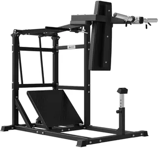 GMWD Pendulum Squat Machine, Plate Loaded Hack Squat Machine, Lower Body Strength Training, Leverage Squat Machine Home Gym