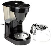 Melitta Easy Filter Coffee Maker with Glass Jug, Capacity 10 Cups (125 ml), Black