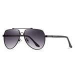 Cyxus Sunglasses for Men, Aviator Polarized Sunglasses Men Anti Glare Lenses Protect UV for Driving Golf Traveling