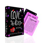 Love Hacks for Couples Game -Fun Valentine Gift For Couples -Action Plan Will Boost Your Marriage & Relationship Promotes Romance, Intimacy, Connection & Love | Couples Gift | Wedding Gift for Couples