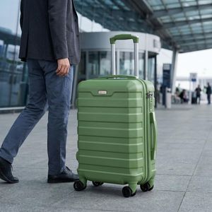 RMW Medium Hard Shell Suitcase – Ice Blue Luggage