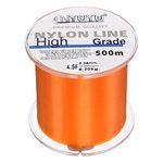 PATIKIL 547Yard/1640FT Nylon Fishing Line, 12Lb Monofilament String Wire Fluorocarbon Coated for DIY Craft Hanging Decoration, Orange