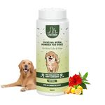 Unitailz Flea & Ticks Neem Dog Powder for Golden Retriever Dog & Puppy | Help in Anti-Itching, Lice, Tick & Flea Control Dog Powder for All Dog, Puppy Breed -100gm