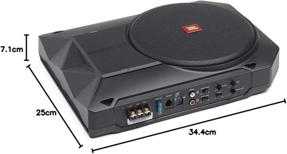 JBL Bass Pro SL2 8" Underseat Subwoofer Boombox – Compact Car Audio