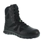 Reebok Work Men's Sublite Cushion IB8800 Military and Tactical Boot, Black, 12 W US