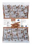 Swirly's Coffee Cream - Premium Double Layered Vegetarian Hard Candy, Gluten-Free, Gelatin-Free, Halal-Certified – 1.5 KG Bulk Bag (357 pieces)