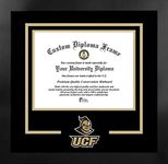 Campus Images University of Central Florida 11w x 8.5h Spirit Diploma Manhattan Black Frame with Bonus Lithograph (value savings $59)