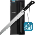 Cutluxe Bread Knife, 10" Serrated K