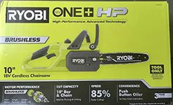 RYOBI ONE+ HP 18V Brushless 10 in. Cordless Battery Chainsaw (Tool Only) (P2502BTL)