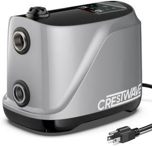 CrestWave 1HP Whole House Water Pressure Booster Pump for Home, 80PSI 115V