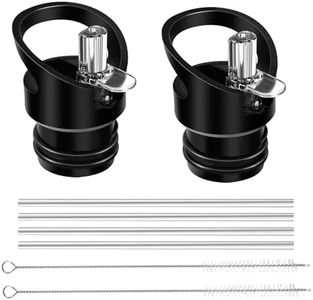 JVBAJV 2er-Set Tapa de Paja Para Botellas de Agua, Tapa de Repuesto para Botella de Agua, Tapa de Paja de Repuesto Superior, Accesorios para Botella de Agua para Mayoría de Botellas de Agua
