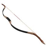 Toparchery Traditional Recurve Bow 53'' Archery Hunting Handmade Horse Bow Longbow 30-50 lbs (50)