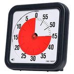TIME TIMER Original 12 inch 60 Minute Visual Timer - for Kids, Classroom Learning, Elementary Teachers Desk Clock, Homeschool Study Tool and Office Meetings with Silent Operation (Black)