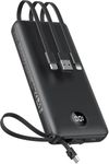 VEEKTOMX Portable Charger Built-in Cables 20000mAh Power Bank for iPhone USB C Fast Charging Battery Bank Travel Essential Battery Pack Power Bank for iPhone, Samsung, iPad, Andriod, etc