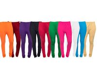 Aashish Garments Women's Plus Size Cotton Lycra Leggings (5XL, Pack of 10)