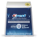 Crest 3D Whitestrips Professional Effects At-home Teeth Whitening Kit, 20 Treatments,12 Levels Whiter