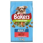 Bakers Adult Dog Beef & Veg Dry Food 14kg