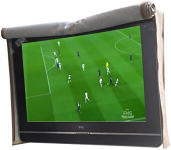 A1Cover Outdoor 75"-78"TV Set Cover,Scratch Resistant Liner Protect LED Screen Best-Compatible with Standard Mounts and Stands (Tan)