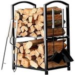 Home-it Firewood Rack - 2-Tier Outd