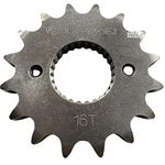 Dhe Best Bike Engine Chain/Pitch Front Sprocket/Gear Box Sprocket cog 16 Teeth Black Compatible with RE Standard Bullet 350 Twin Spark