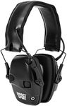 Howard Leight by Honeywell Impact Sport Sound Amplification Electronic Shooting Earmuff, Black