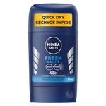 NIVEA Men Deodorant Fresh and Active | Deodorant Stick | Men’s Deodorant | 48H Protection Against Odour and Sweat | INFINIFRESH formula for all skin types | Dermatologically Tested, 50 mL