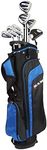 Ram Golf EZ3 Tall Mens +1" Golf Clubs Set with Stand Bag - Graphite/Steel Shafts