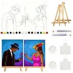 Sip and Paint Kit for Adults Couple