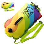 beachbuoy® Tow Float, Dry Bag. Funky, Open Water Swim Buoy. 20L&28L Tow Floats for Open Water Swimming. It's The 'go to' Swimming Tow Float for Cold Water Swimming and Wild Water Adventures.