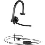 Logitech H570e Wired Headset, Mono 